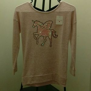 Girls size 10 unicorn sweater NWT